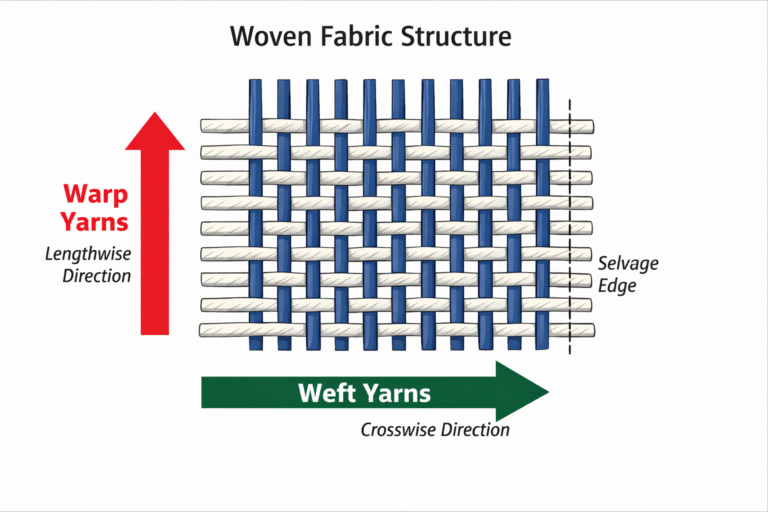 Warp vs Weft Yarns in Woven Fabrics